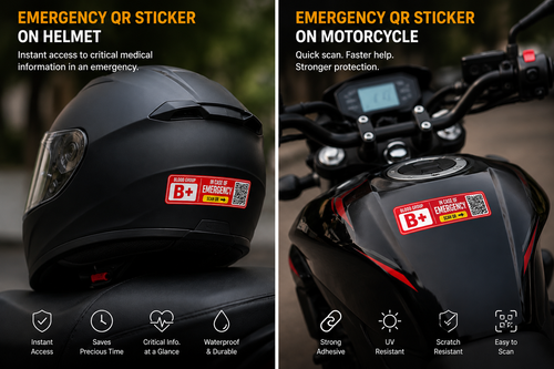 Emergency QR Stickers